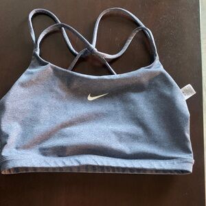 Nike Heather Blue Sports Bra